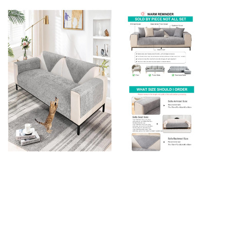 Sofaüberwurf chenille - sofaüberwurf,