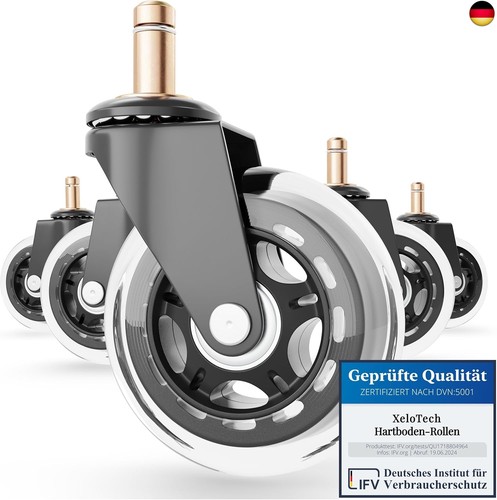 5er set hartbodenrollen für - set,