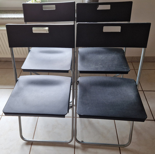 Ikea gunde 4x - ikea, klappstühle